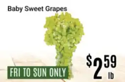 Nations Fresh Foods Baby Sweet Grapes offer