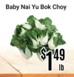 Nations Fresh Foods Baby Nai Yu Bok Choy offer