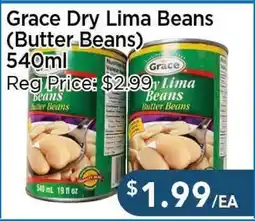Blue Sky Supermarket Grace Dry Lima Beans (Butter Beans) offer