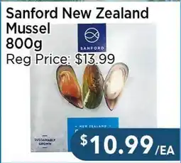 Blue Sky Supermarket Sanford New Zealand Mussel offer
