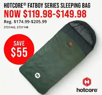 Hotcore fatboy series sleeping bag
