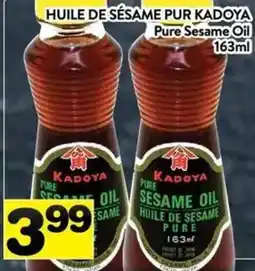 Supermarché PA Kadoya pure sesame oil offer