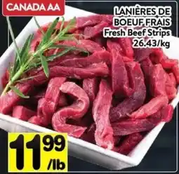 Supermarché PA Fresh Beef Strips offer