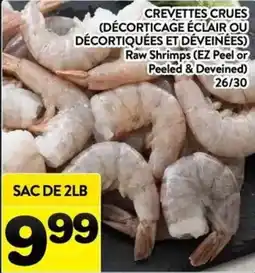 Supermarché PA Raw Shrimps offer