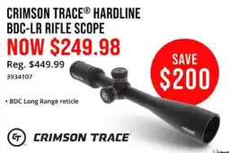 Cabela's Crimson Trace Hardline BDC-LR Rifle Scope offer