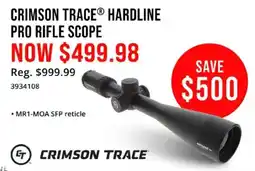 Cabela's Crimson Trace Hardline Pro Rifle Scope offer