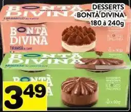 Supermarché PA Bonta Divina desserts offer