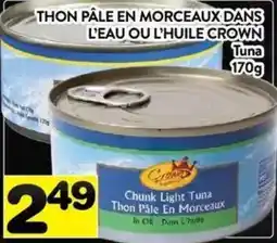 Supermarché PA Crown Chunk Light Tuna offer