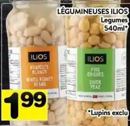 Supermarché PA Ilios legumes offer