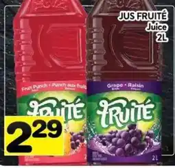 Supermarché PA Fruité juice offer