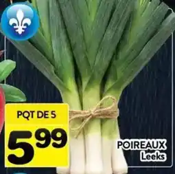 Supermarché PA Poireaux Leeks offer