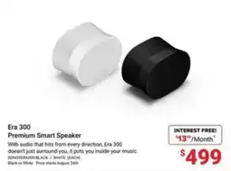 Visions Electronics Sonos Era 300 Premium Smart Speaker offer