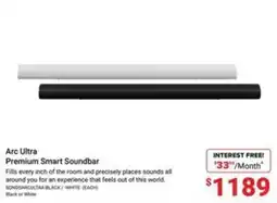 Visions Electronics Sonos Arc Ultra Premium Smart Soundbar offer
