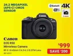 Visions Electronics Canon EOS R50 Mirrorless Camera offer