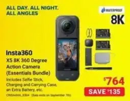 Visions Electronics Insta360 X5 8K 360 Degree Action Camera offer
