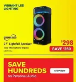 Visions Electronics SoundStark 27" Lightfall Speaker offer