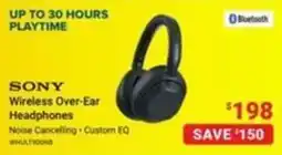 Visions Electronics Sony wireless over-ear headphones offer