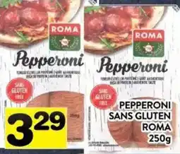 Supermarché PA Roma pepperoni sans gluten offer
