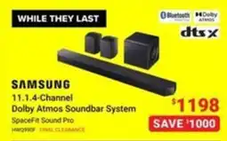 Visions Electronics Samsung 11.1-4-Channel Dolby Atmos Soundbar System offer