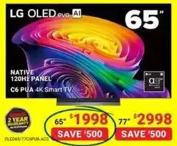 Visions Electronics LG OLED evo AI 65" offer