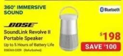 Visions Electronics Bose SoundLink Revolve II Portable Speaker offer