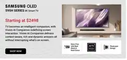 Visions Electronics Samsung OLED S95H Series 4K Smart TV offer