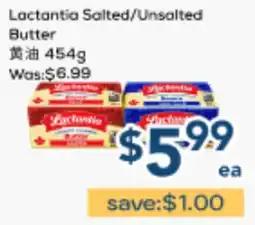Oceans Fresh Food Market Lactantia Salted/Unsalted Butter offer
