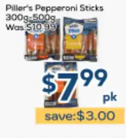 Oceans Fresh Food Market Piller's Pepperoni Sticks offer