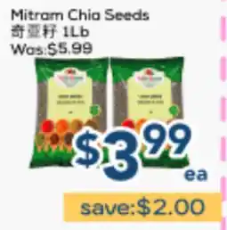 Oceans Fresh Food Market Mitram Chia Seeds offer