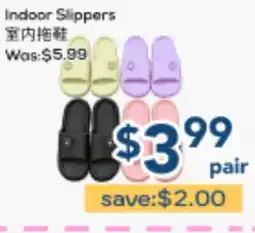 Oceans Fresh Food Market Indoor Slippers offer
