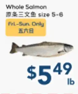 Oceans Fresh Food Market Whole Salmon offer