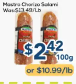 Oceans Fresh Food Market Mastro Chorizo Salami offer
