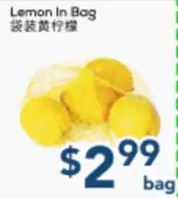 Oceans Fresh Food Market Lemon In Bag offer
