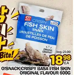 H-Mart O!SNACK CRISPY BASA FISH SKIN ORIGINAL FLAVOUR offer