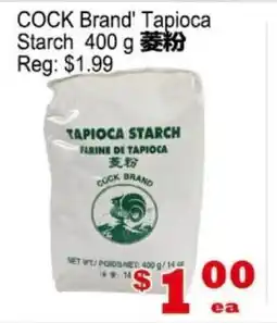 Yuan Ming Supermarket COCK Brand' Tapioca Starch offer