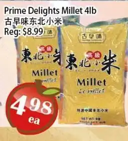 Food Depot Supermarket Prime Delights Millet 4lb offer