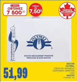 Wholesale Club BACON offer