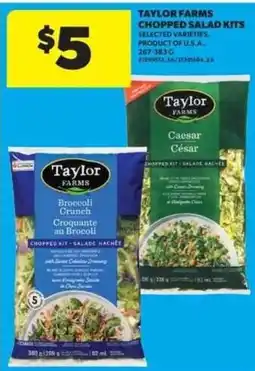 Real Canadian Superstore Taylor Farms chopped salad kits offer