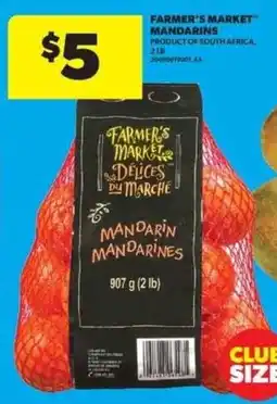 Real Canadian Superstore Farmer's Market mandarins offer