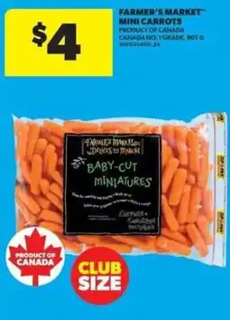 Real Canadian Superstore Farmer's Market mini carrots offer