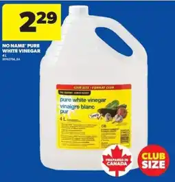 Real Canadian Superstore No Name pure white vinegar offer