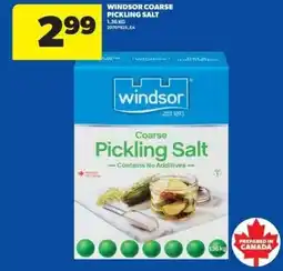 Real Canadian Superstore Windsor coarse pickling salt offer