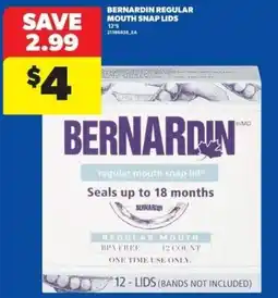 Real Canadian Superstore Bernardin regular mouth snap lid offer