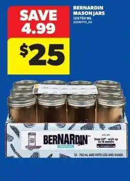 Real Canadian Superstore Bernardin mason jars offer