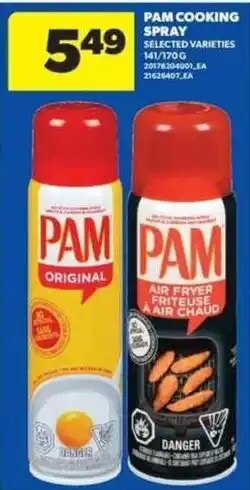 Real Canadian Superstore Pam cooking spray offer