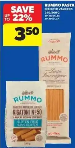 Real Canadian Superstore Rummo pasta selected varieties offer