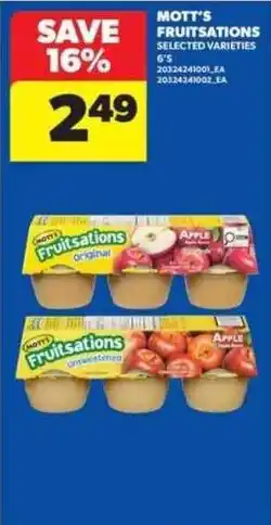 Real Canadian Superstore Mott's Fruitsations selected varieties offer