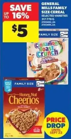 Real Canadian Superstore General Mills family size cereal offer