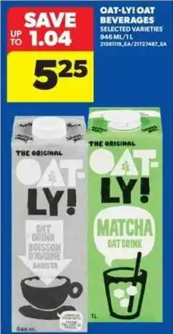 Real Canadian Superstore Oatly oat beverages offer