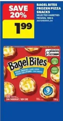 Real Canadian Superstore Bagel Bites pizza snacks offer